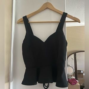 Cute black top size medium